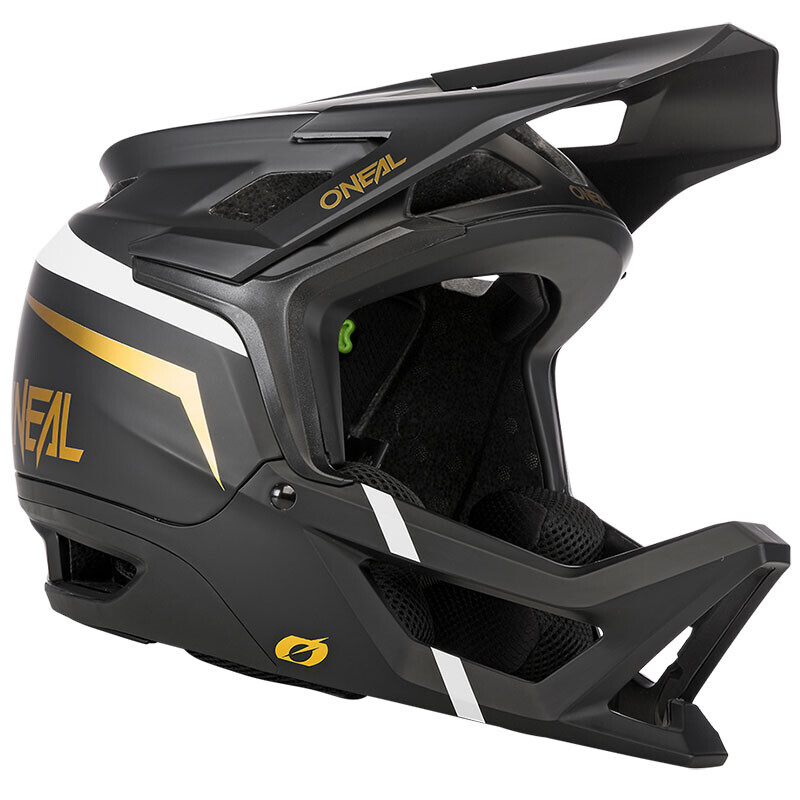 2023 O`Neal Transition Helmet Flash Black/White/Gold (오닐 트랜지션 헬멧 플래쉬 블랙/화이트/골드)