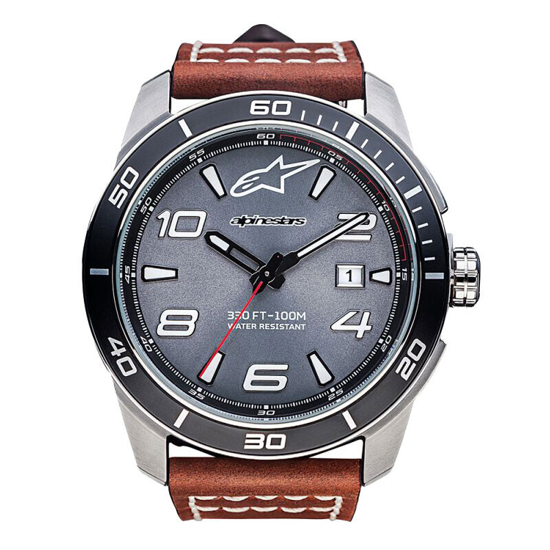 바이스모토,Alpinestars Tech Watch 3H Light Grey – Light Grey/Black(알파인스타스 쓰리 에이치 테크 워치 라이트 그레이 시계) 1017-96029